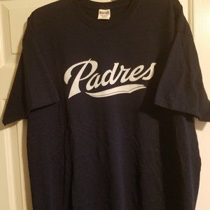 Jerzees Heavyweight Blend Tee S.D. Padres XXL Navy